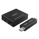 Extender USB Digitus by Assmann DA-73122, 3 x USB 2.0, 1 x USB-C, Black