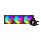 Cooler procesor PcCOOLER DS360 Pro ARGB Digital, ARGB LED, 3 x 120 mm, Black