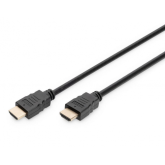 Cablu Digitus by Assmann DB-330123-050-S, HDMI male - HDMI male, 5m, Black