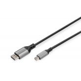 Cablu Digitus by Assmann DB-340106-020-S, Mini DisplayPort male - DisplayPort male, 2m, Black