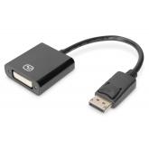 Adaptor Digitus by Assmann DVI DB-340414-001-S, DisplayPort male - DVI 24+5 female, Black