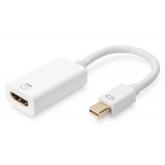 Adaptor Digitus by Assmann DB-340416-002-W, Mini DisplayPort - HDMI, Black