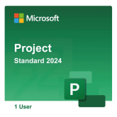 Microsoft Project Standard 2024, 1 User, 1 Device, Perpetual