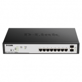 Switch D-Link DGS-1100-10MP, 8 porturi, PoE