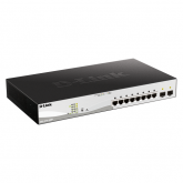Switch DLink DGS-1210-10MP/E, 8 porturi, PoE