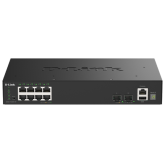 Switch DLink DGS-1530-10, 8 porturi