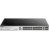 Switch DLink DGS-3130-30S, 24 Porturi