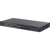 Switch Dahua DH-CS4226-24ET-375, 24 porturi, PoE+