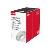 Cablu de retea Dahua DH-PFM920I-6U-C, CAT6, 305m, White