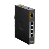 Switch DLink DIS-100G-5PSW, 4 porturi, PoE