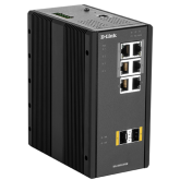 Switch DLink DIS-300G-8PSW, 6 porturi (4 PoE)