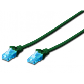 Patch Cord Digitus by Assmann DK-1511-005/G, U/UTP, Cat5e, 0.5m, Green