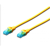 Patch Cord Digitus by Assmann DK-1511-010/Y, U/UTP, Cat5e, 1m, Yellow