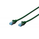 Patch Cord Digitus by Assmann DK-1531-005/G, SF/UTP, Cat5e, 0.5m, Green