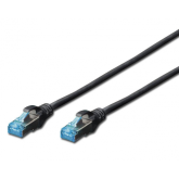 Patch Cord Digitus by Assmann DK-1531-010/BL, SF/UTP, Cat5e, 1m, Black