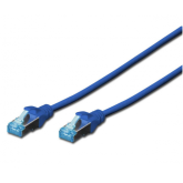Patch Cord Digitus by Assmann DK-1531-030/B, SF/UTP, Cat5e, 3m, Bleu