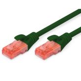 Patch Cord Digitus by Assmann DK-1617-0025/G, U/UTP, Cat. 6, 0.25m, Green
