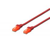 Patch Cord Digitus by Assmann DK-1617-0025/R, U/UTP, Cat6, 0.25m, Red