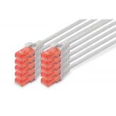Patch Cord Digitus by Assmann DK-1617-005-10, U/UTP, Cat6, 0.5m, Grey