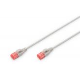 Patch Cord Digitus by Assmann DK-1617-010S, U/UTP, Cat6, 1m, Grey