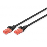 Patch Cord Digitus by Assmann DK-1617-030/BL, U/UTP, Cat6, 3m, Black