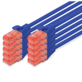 Patch Cord Digitus by Assmann DK-1617-050-B-10, U/UTP, Cat6, 5m, Blue, 10buc