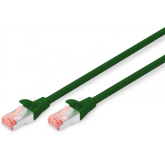 Patch Cord Digitus by Assmann DK-1644-005/G, S/FTP, Cat6, 0.5m, Green