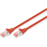 Patch Cord Digitus by Assmann DK-1644-010/R, S/FTP, Cat6, 1m, Red