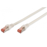Patch Cord Digitus by Assmann DK-1644-010/WH, S/FTP, Cat6, 1m, White