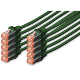 Patch Cord Digitus by Assmann DK-1644-050-G-10, S/FTP, Cat6, 5m, Green, 10buc