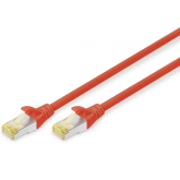 Patch Cord Digitus by Assmann DK-1644-A-005/R, S/FTP, Cat6a, 0.5m, Red