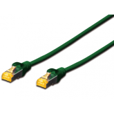 Patch Cord Digitus by Assmann DK-1644-A-010/G, S/FTP, Cat6a, 1m, Green