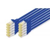 Patch Cord Digitus by Assmann DK-1644-A-050-B-10, S/FTP, Cat6a, 5m, Blue, 10 bucati