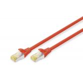 Patch Cord Digitus by Assmann DK-1644-A-100/R, S/FTP, Cat6a, 10m, Rosu