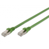 Patch Cord Digitus by Assmann DK-1644-A-PUR-100, SF/UTP, Cat6a, 10m, Green