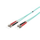 Patch Cord Fibra Optica Digitus by Assmann DK-2511-01, Multi-Mode, OM3, Duplex ST - Duplex ST, 1 m