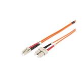 Patch Cord Fibra Optica Digitus by Assmann DK-2532-03, Multi-Mode, OM2, Duplex LC - Duplex SC, 3 m