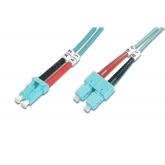 Patch Cord Fibra Optica Digitus by Assmann DK-2532-10/3, Multi-mode, OM3, Duplex LC - Duplex SC, 10 m