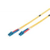 Patchcord Fibra Optica Assmann Digitus DK-2933-05, LC - LC, 5m, Yellow