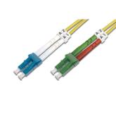 Patch Cord Fibra Optica Digitus by Assmann DK-293LCA3LC-02, Single-Mode, OS2, Duplex LC/APC - Duplex LC/PC, 2 m