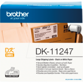 Rola De Etichete Brother DK11247 Black On White