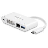 Docking Station Startech DKT30CDVPD, White