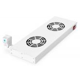 Panou Ventilatie Digitus by Assmann DN-19 FAN-2-HO, 2 x fan, Light Grey