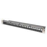 Patch Panel Digitus by Assmann DN-91411-LF, 19inch, 1U, 24 porturi, Cat6a, Keystone, Black