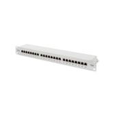 Patch Panel Digitus by Assmann DN-91524S, 19inch, 24 porturi, Cat5e, STP, Light Grey