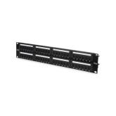 Patch Panel Digitus by Assmann DN-91548U, 19inch, 1u, 48 porturi, Cat5e, UTP, Black