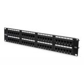 Patch Panel Digitus by Assmann DN-91648U, 19inch, 2U, 48 porturi, Cat6, UTP, Black