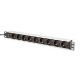 PDU Digitus by Assmann DN-95437, 9 x Schuko, 2 m, Black-Silver