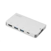 Docking Station Digitus Universal, Silver
