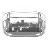 Docking Station Orico 6139U3, USB 3.0, Clear